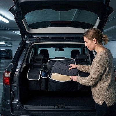 Rangement coffre voiture