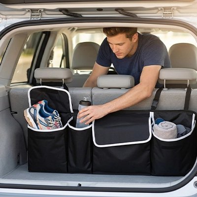 Rangement coffre voiture